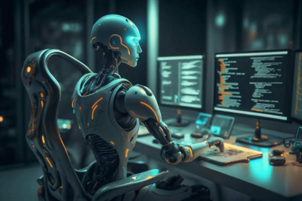 AI Robot Using Computer